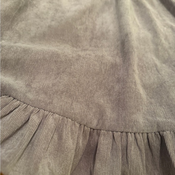 Listicle Taupe Textured Fabric Overall Dress - Picture 6 of 7